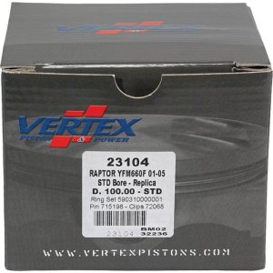 Yamaha YFM 660 F Grizzly 4x4 Piston Kit - Vertex Pistons - Cast Replica - `02-`08